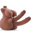 Realistic Breast+Penis+ Anus 4-in-1 Men Women Gay TPE Half Body Sex Doll Soft Lifelike Skin Adult Toy Masturbator Products
