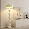 Minimalist Cream Style Mushroom Gourd Floor Lamp