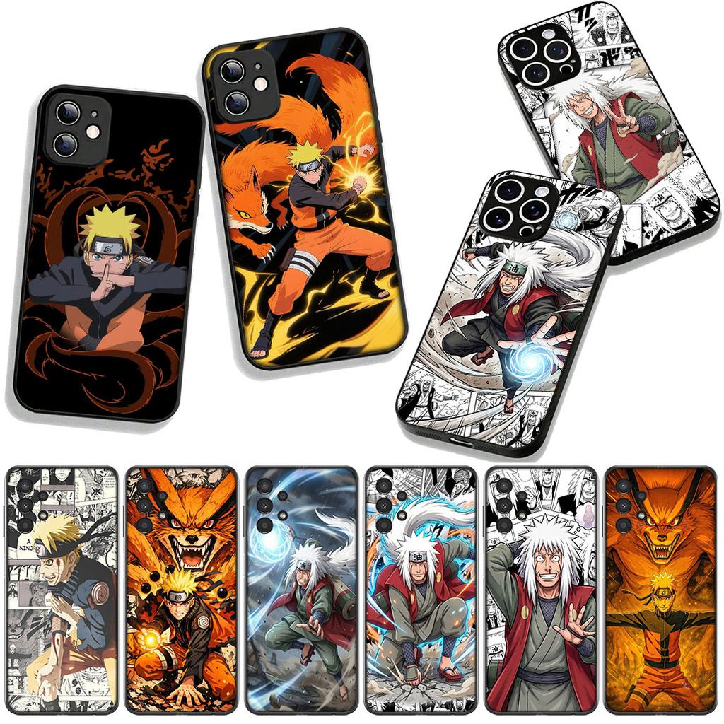 Phone Cover Cartoon Jiraiya Narutos Anime Coque for Apple iPhone 16 15 14 Plus 13 12 Mini 17 Pro Max + ProMax 16E Air 16+ Case