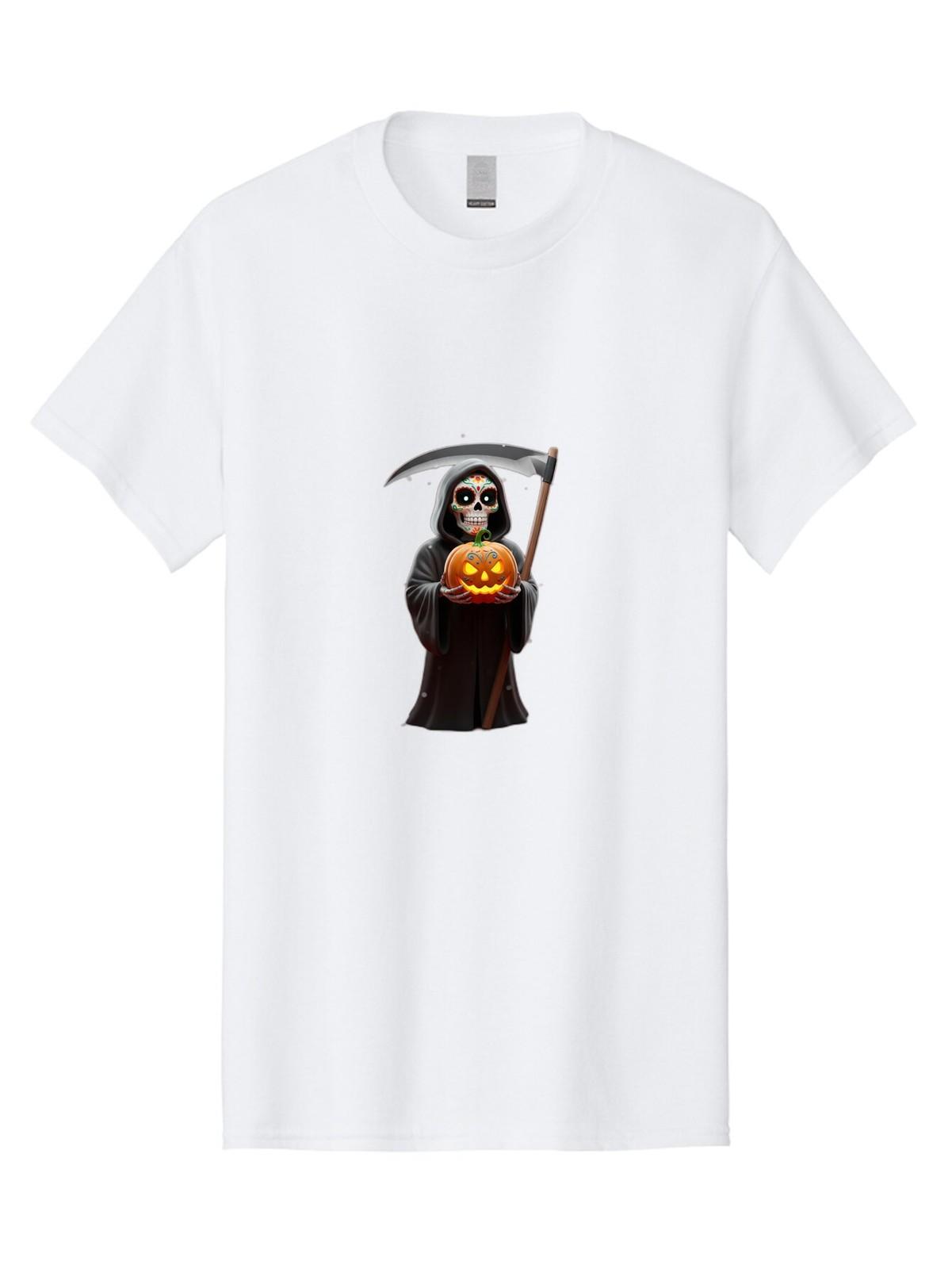 Grim-Reaper-Halloween Mens Graphic Tee, 100% Cotton, Casual Summer Wear S разноцветный