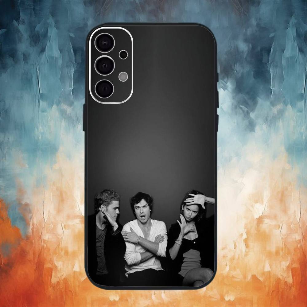V-Vampire Diaries Phone Case For Samsung S25,S24,S21,S22,S23,S30,Ultra,S20,Plus,Fe,Note,10,9,5G Black Cover