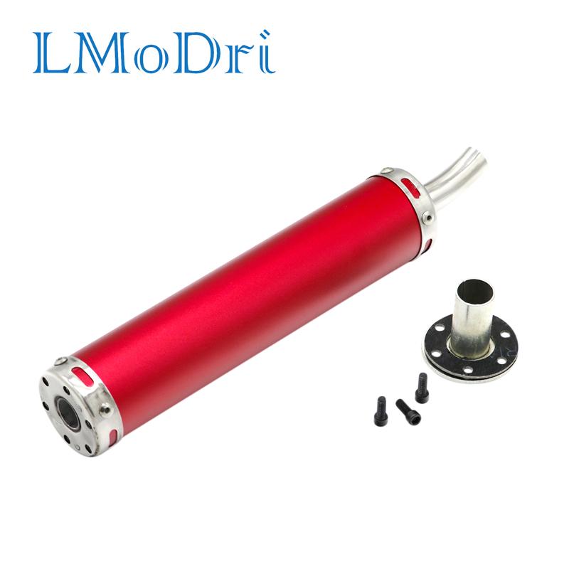

LMoDri Универсальный МотоциклГлушитель Для Уличного Скутера Мотокросс Эвакуация Выхлоп Глушитель Труба Регулируемый Мото