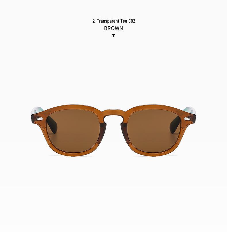 Evropský a americký styl retro nýtované sluneční brýle - Dámská UV ochrana, Malý rám