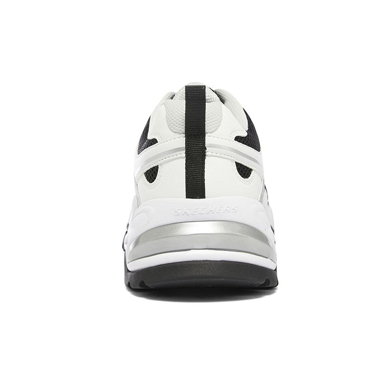 Skechers Stamina V2 Mecha Shoes Men Sneakers Black White 237234-BKW
