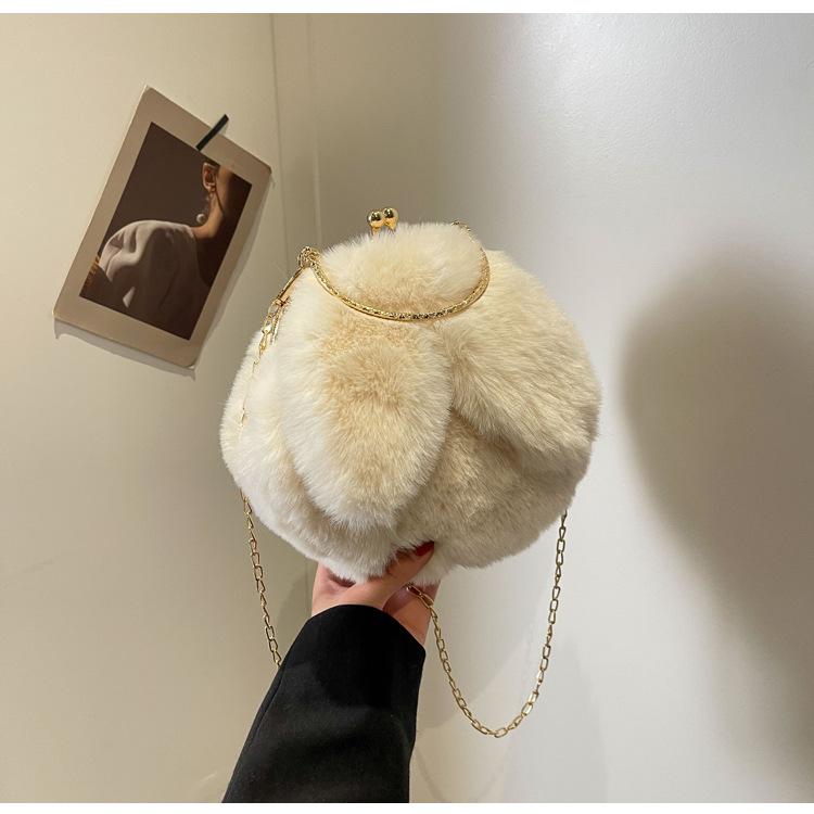 

Высококлассная нишевая плюшевая сумка женская осенне-зимняя новая модная пушистая сумочка высококлассная сумка-ведро