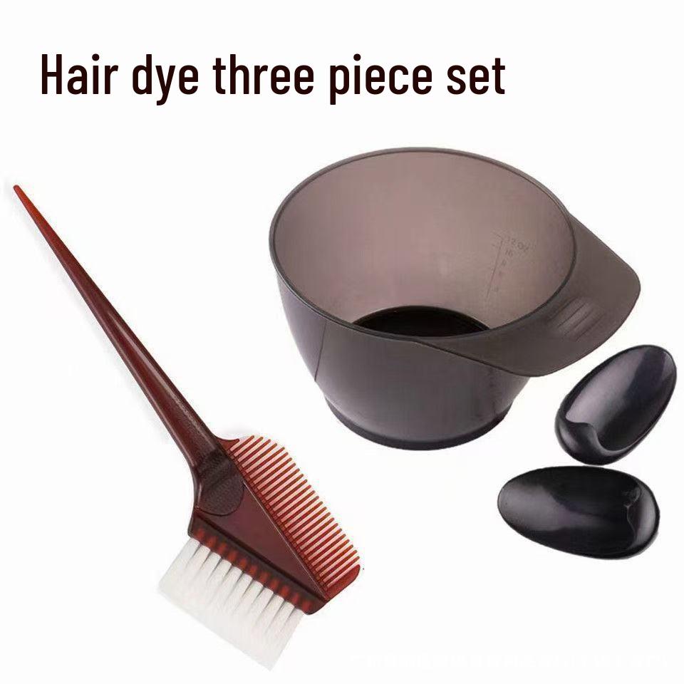 DIY Hair Dye Kit: Cape, Hot Oil Bowl, Soft Brush, Comb, Ear Covers for Professional Hair Coloring
