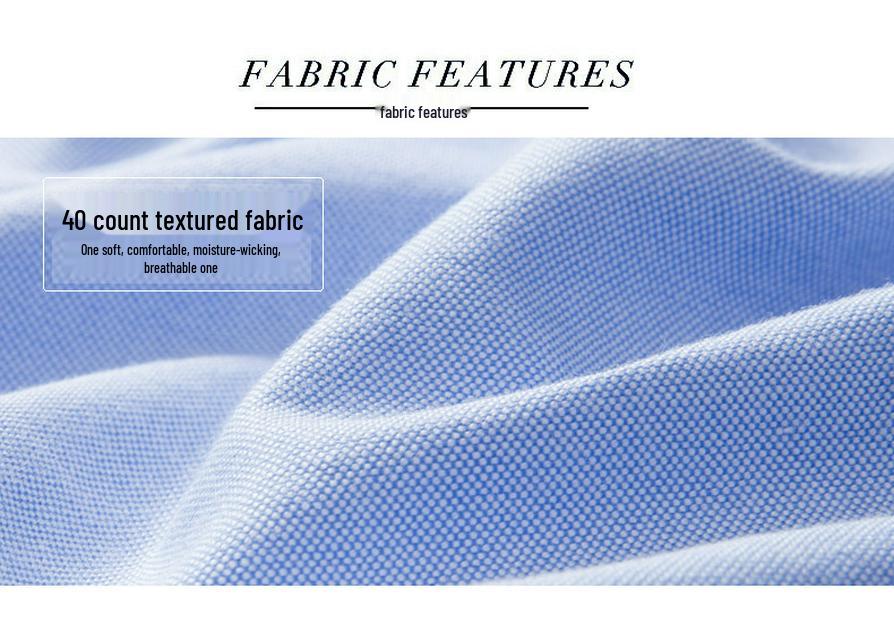 Men's Slim Fit Striped Oxford Cotton Shirt - Autumn Collection