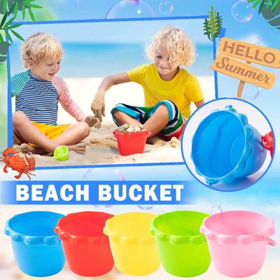 Kids Beach Sand Playing Toys Kids Seaside Sand Bucket Toy Beach Toys