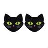 2 Pieces Black Cat Pasties Nipple Covers Invisible Sticky Bra Disposable Thin Breast for