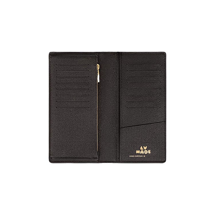 Louis Vuitton X Nigo Brazza Wallet Monogram Stripes Brown M81008