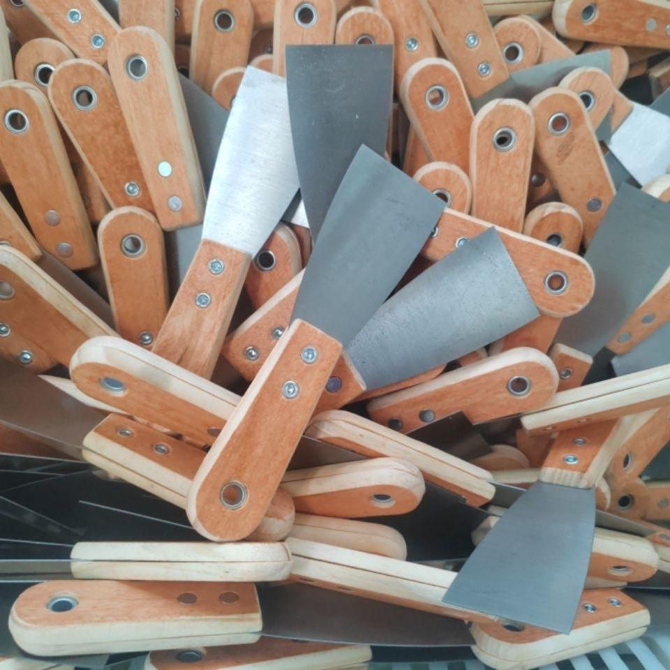 Multifunktionell Trähandtag Förtjockad Spackelspade och Skrapa