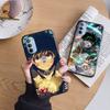 AD87 My Hero Academia Czarne Etui na iPhone 16 15 Plus 14 13 12 11 Pro 8 7 6S SE 5S X XR XS Max Realme C30 C33 C31 9I Huawei Y8P Y9 Miękkie Etui