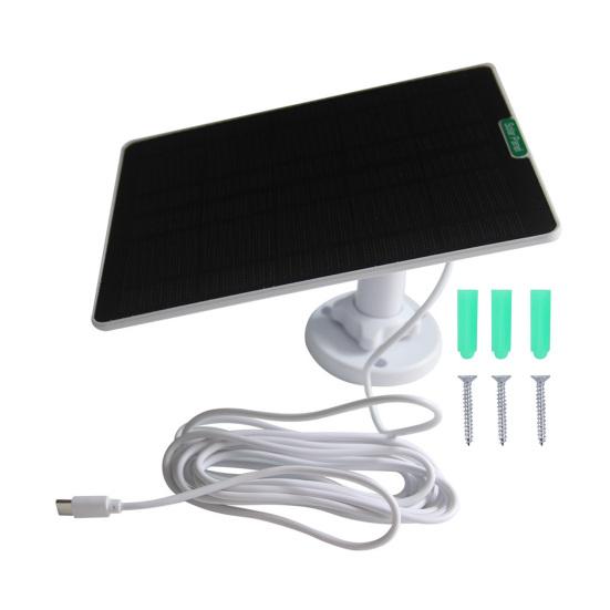 Solar Panel 5V/1000mA Output Short-Circuit Protection Waterproof Easy to Install
