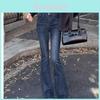 Denim Jeans For Women High Waist Slim Fit Flared Winter Casual Vintage