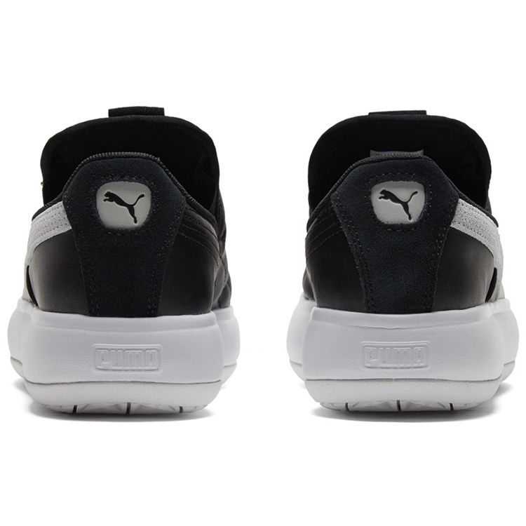 Puma Suede Mayu Slip-On Casual Low-Top Sneakers Women Sneakers Black White 383827-01