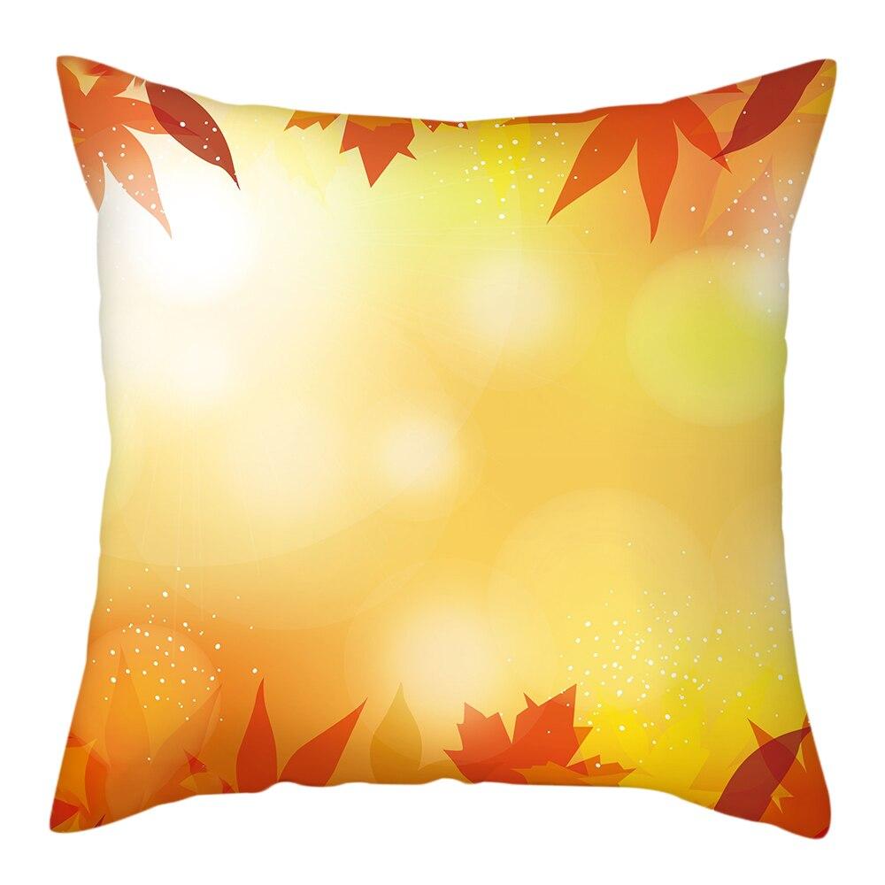 Buy Cushion Covers Leaves Sunlight Pattern Throw Pillowcases