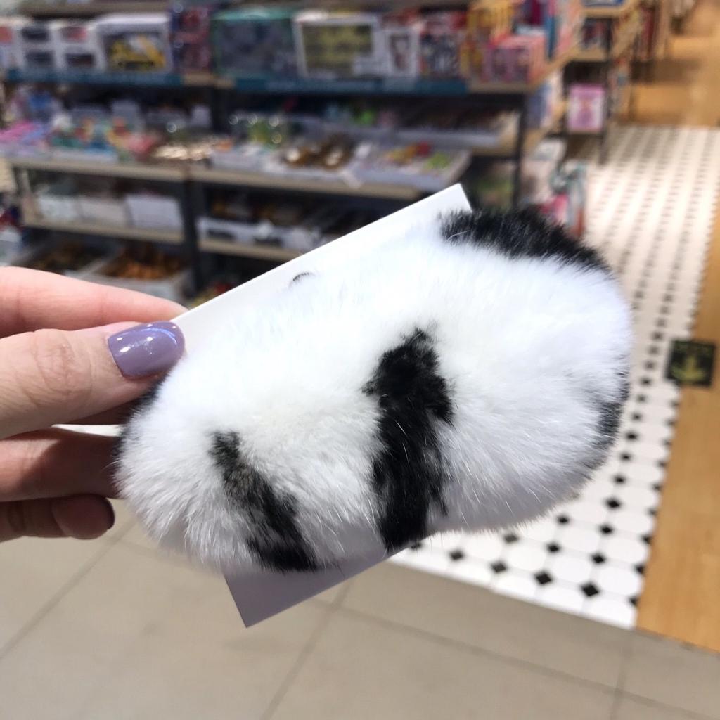 Real Rabbit Fur, Fur, Headband, Hat, Women's Autumn and Winter Forehead To Keep Warm, Going Out, Headgear, Headgear, Women's Hair Band, Plush Headband