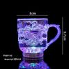 Bicchiere d'Acqua LED Laccato Sette Colori: Si illumina quando riempito