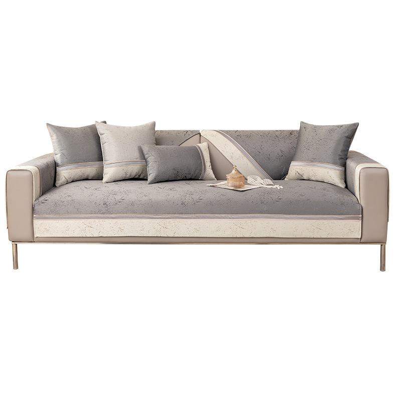 White Wide Edge Sofa Cover for Living Room Non-slip Sofas Towel Couch Covers L Shaped Corner Sofa Mat Seat Pad Modern Home