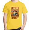 Crypto Dad Daddy Father Fashion Graphic T Shirts Cotton Short Sleeve Tshirts Summer Harajuku Tees Tops Streetwear Unisexs Clothes