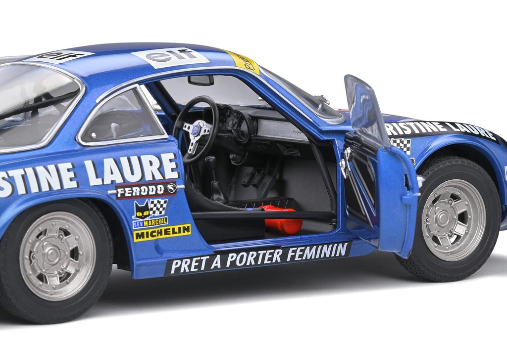 Solido 1/18 Alpine A110 1600S Rallye Monte Carlo 1976 #19 M. Mouton/F. Conconi S1804204