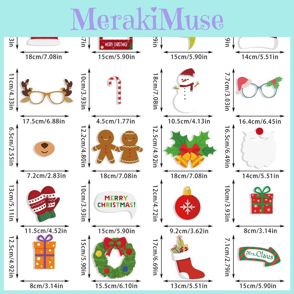 Christmas Party Decor Photography Props With Snowman Gingerbread Design Man