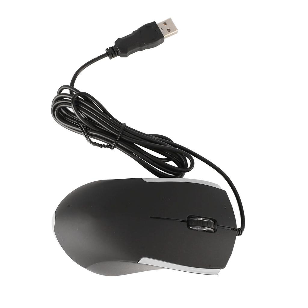 Wired Mouse High Accuracy Sensitive Plug and Play USB Gaming Mouse with Light for PC Laptop