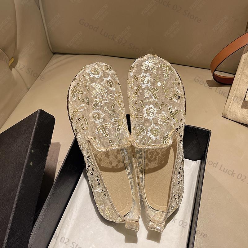 Fashion 2025 Women's Spring Sneakers for Women  Woman Shoes  Women's Summer Luxury  White Lace Ladies Hollow Flat Casual Shoes