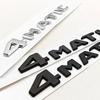 For Mercedes Benz 4MATIC Fender Side Badge Rear Trunk Emblem Decals ABS Car Styling Logo 4 MATIC Auto Sticker Accessories LJ6