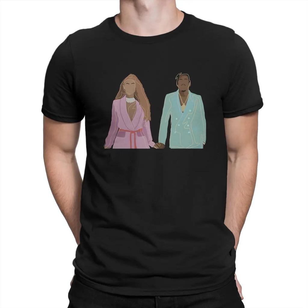 Hand By Hand Herren T-Shirt Beyonce Rundhals Kurzarm Stoff T-Shirt Humor Top Qualität Geburtstagsgeschenke