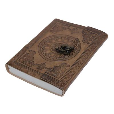 Leather Journal Notebook Travel Writing Diary or Vintage Sketch Book Cotton Paper for Men & Women (7x5 Inch)