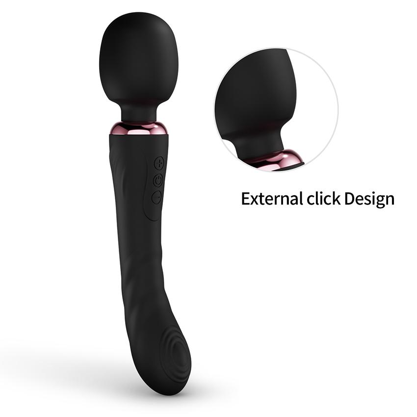Powerful Dildos Vibrator Dual Motor Silicone Wand G-Spot Massager Sex Toy for Couple Clitoris Stimulator Adults Product