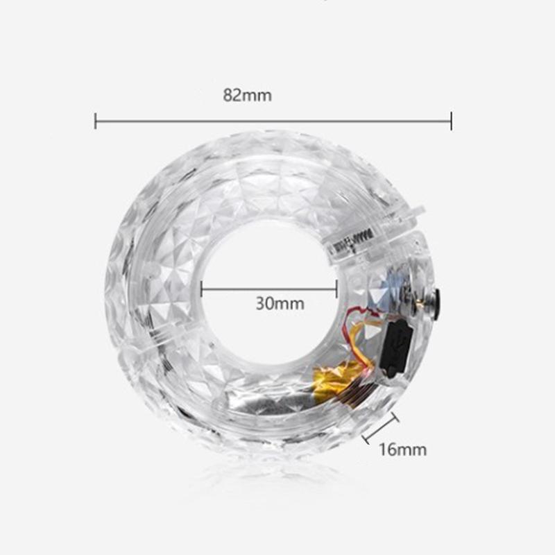 Bike Wheel LED Lights 7 Color Changing Flashing Modes One Click Switch for Kids Night Riding Safety