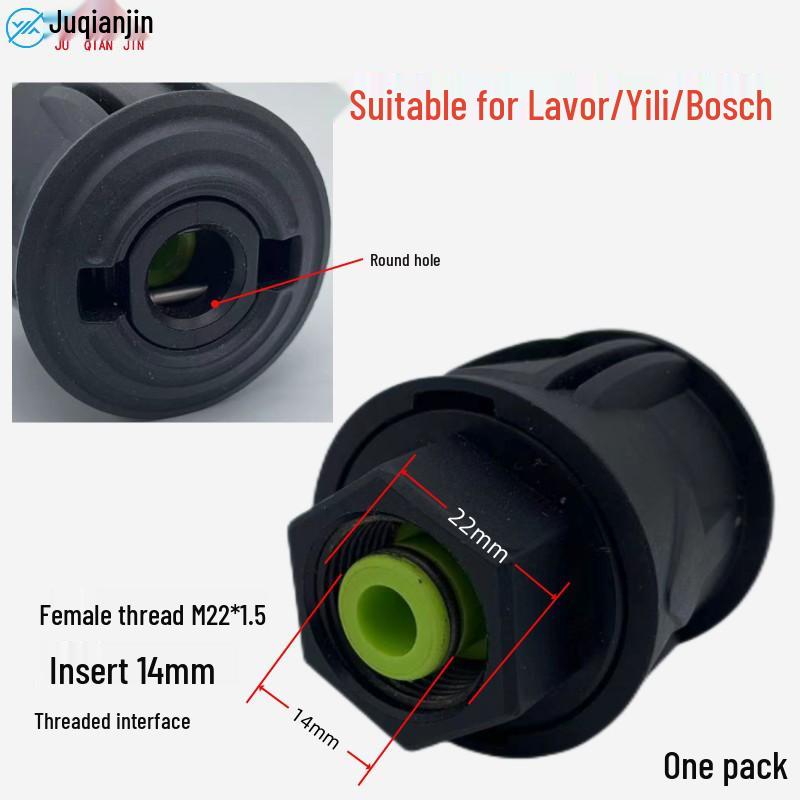 Uniwersalny adapter szybkozłączny do węża wysokociśnieniowego myjki samochodowej Lavor/Bosch (8/9mm)