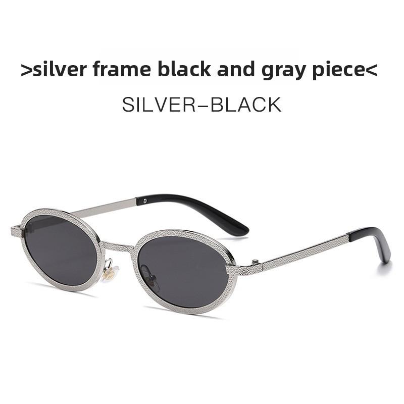 Retro Oval Metal Sunglasses For Women With Uv400 Protection Summer Fashion Accessories