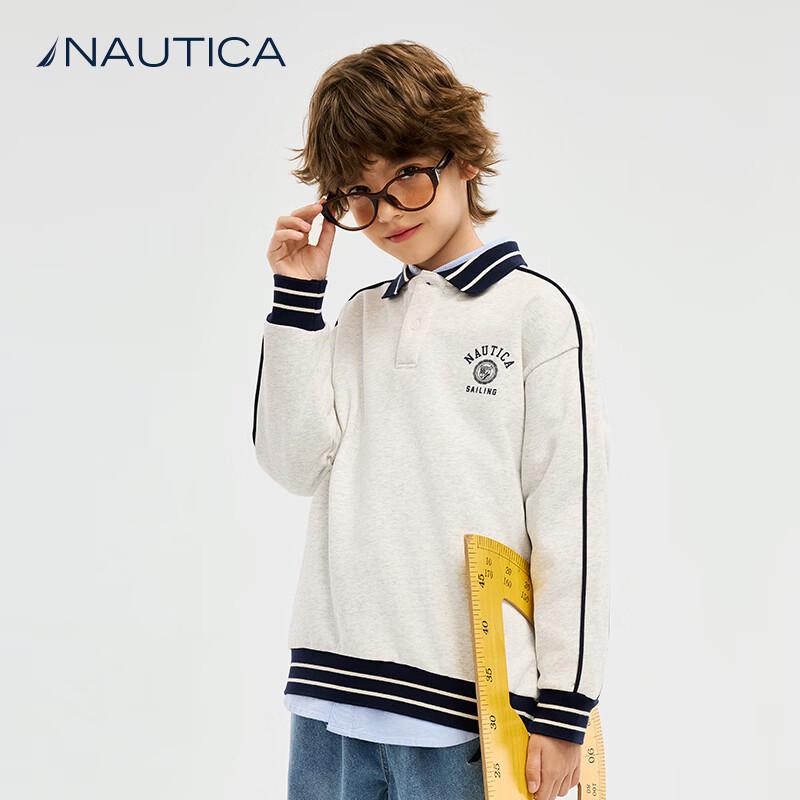 

Nautica Kids Polo Collar Sweatshirt L