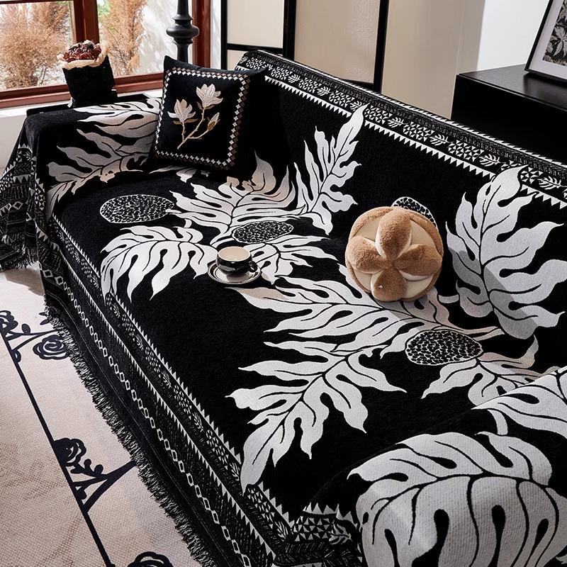 Chenille Sofa Cover Cloth, Non-slip, Stain-resistant, High-end One-piece Sofa Cushion, Washable Four-season Sofa Towel