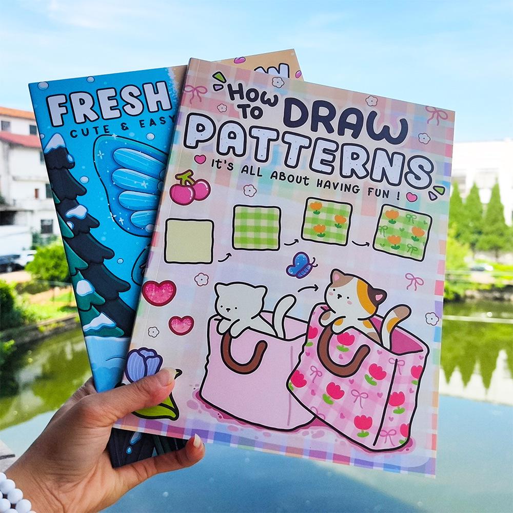 Индивидуальная сверхбольшая трансграничная раскраска для подростков и детей Pixie (48 Pages)