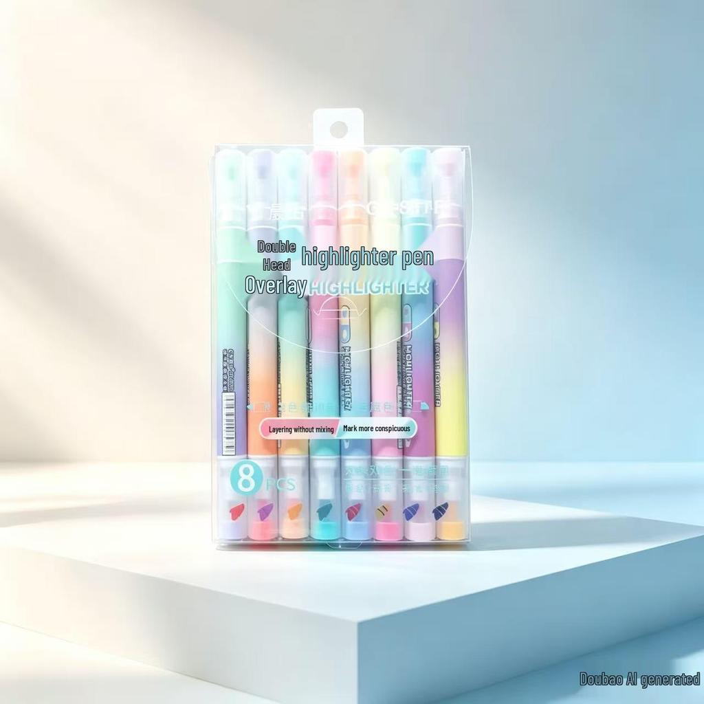 12er-Box fluoreszierende Textmarkerstifte für Schüler - Augenschutz & Hohe Sichtbarkeit
