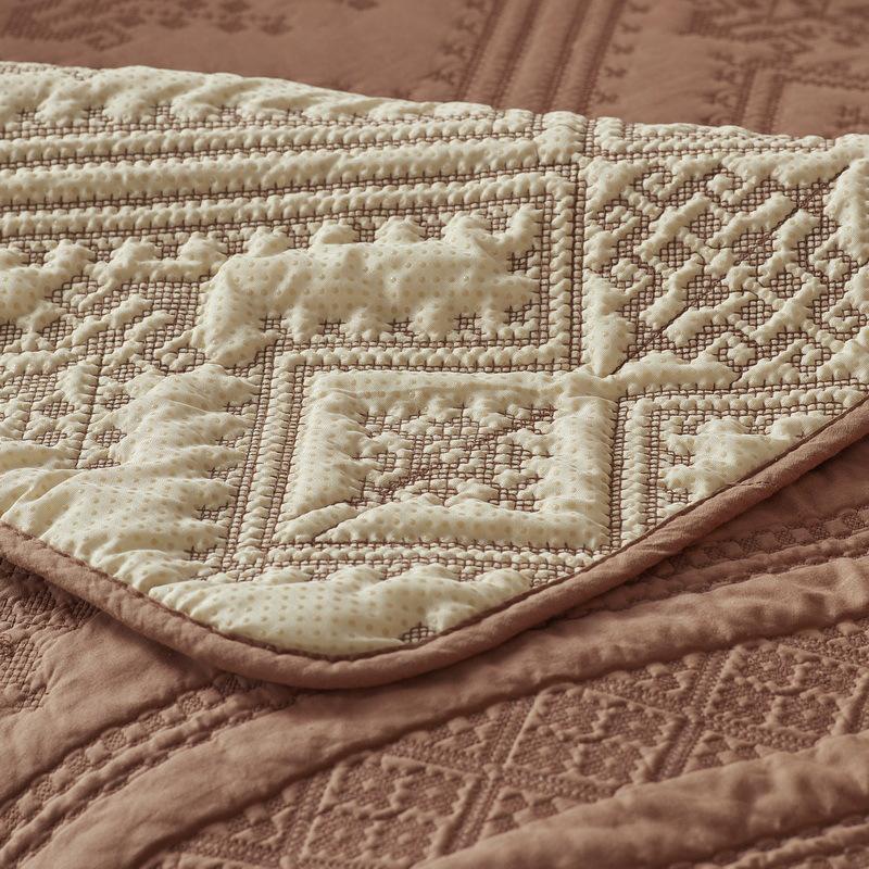 Light Luxury Simple Embroidered Cotton Sofa Cushion Cross Stitch High-end Pure Cotton Four-season Universal Non-slip Sofa Towel Cover Cushion