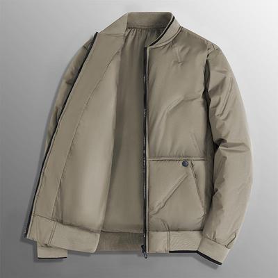Men's Winter Plus Size Cotton Padded Jacket - Thickened, Warm, Dad Style for Middle-Aged and Elderly