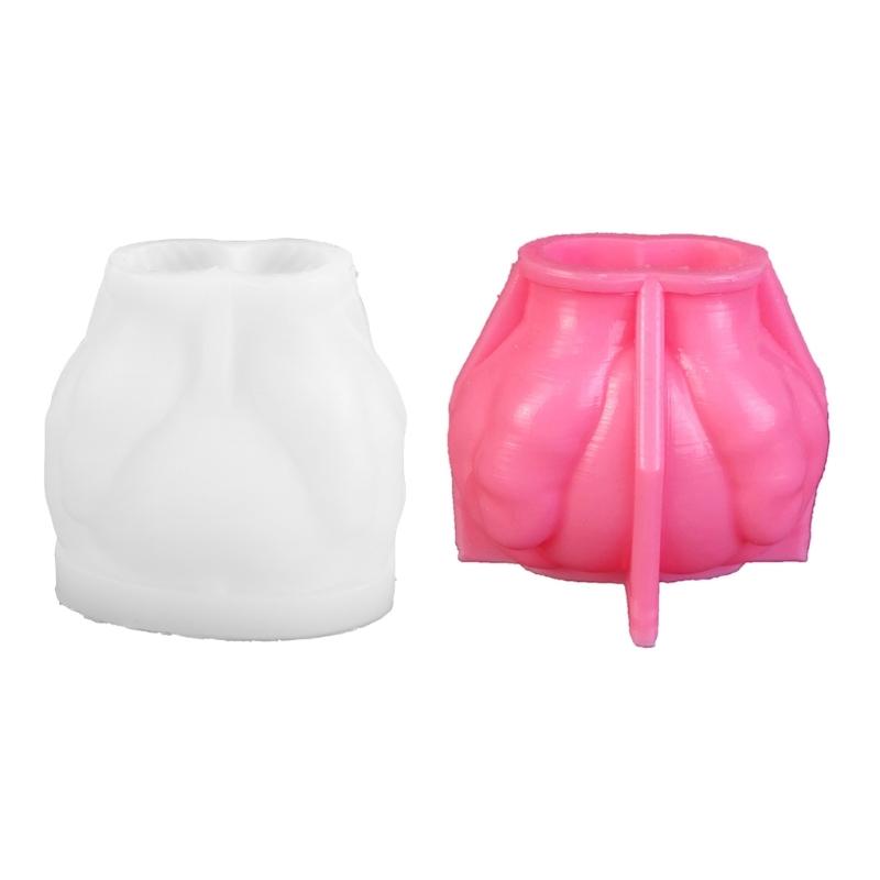 3D Heart Shape Candle Molds Hand Holding Heart Silicone Molds for Candle Making DIY Aromatherapy Candle Decoration