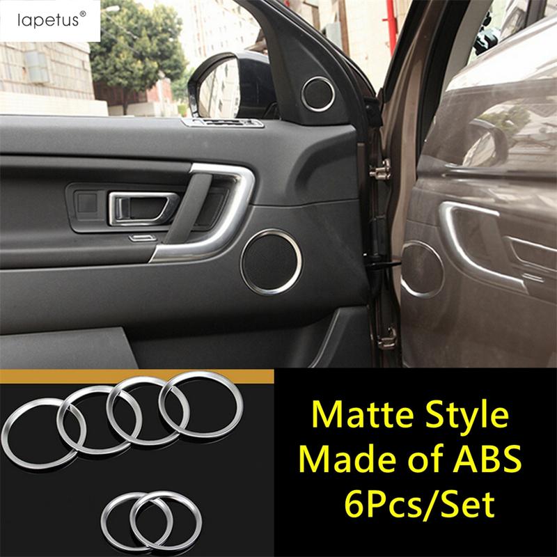 Car Side Door Speaker Audio Sound Loudspeaker Frame Cover Trim For Land Rover Discovery Sport 2015 -  ABS Matte Accessories
