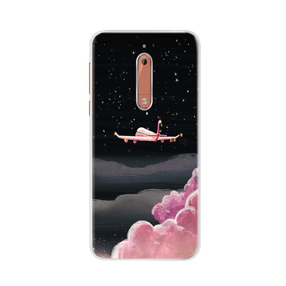 For Nokia 5 Case 5.2" Soft TPU Silicone Back Phone Cover Case For Nokia 5 Nokia5 2017 Cases TA-1024 TA-1053 TA-1044 Bumper Funda