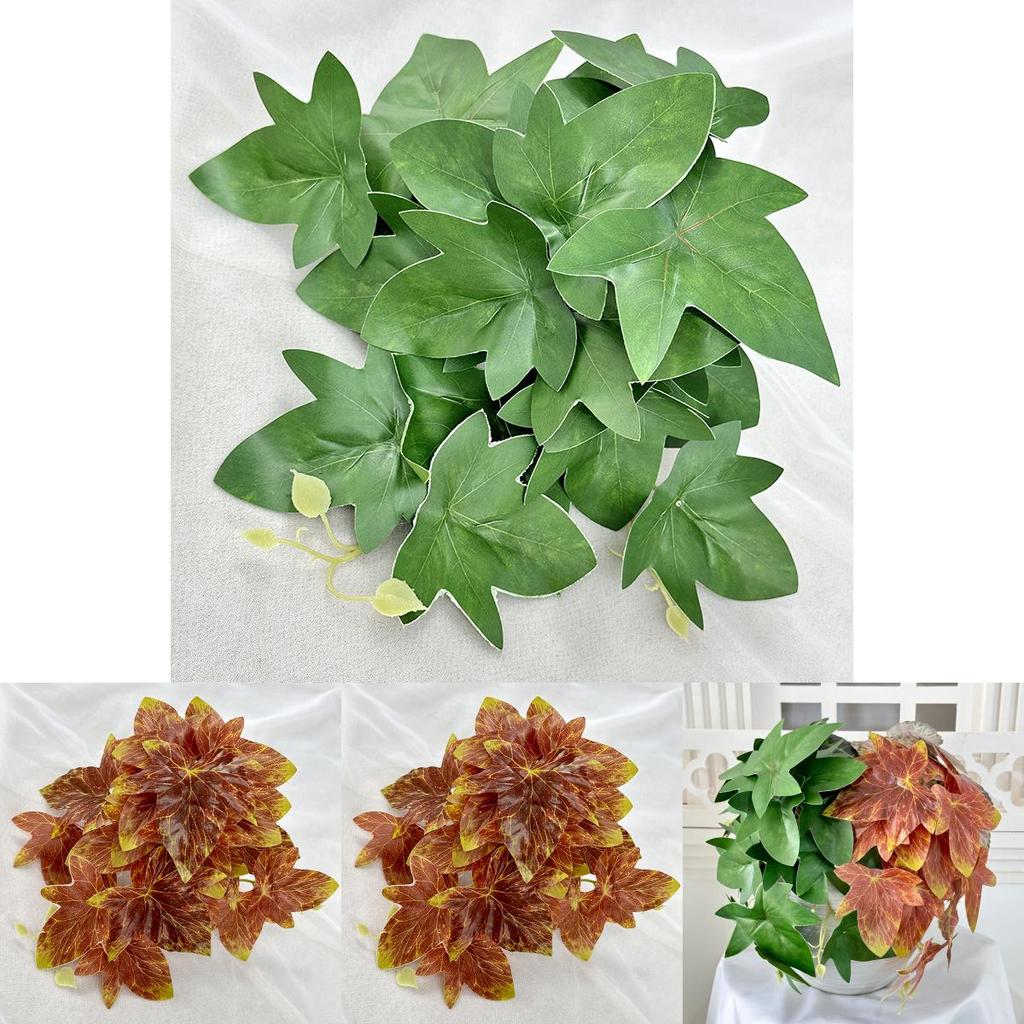 Faux Greenery Bonsai Featuring Maple And Alocasia Leaves For Hotel Event Decoration And Home Styling