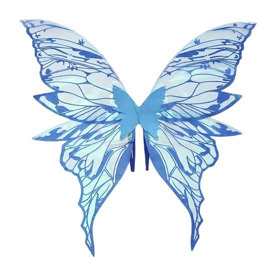Yousheng Fairy Wing for Girls Women Organza Angel Wings Halloween Butterfly Cosplay Costume for Cosplay Party Accessory