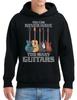 You Never Have Too Many Guitars Mens Hoody Guitar Rock Metal Band Sweatshirt