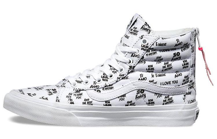 Vans Baron Von Fancy X SK8 Hi Slim Белый Черный VN000XH8I9Y 36