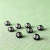 10Pcs Cute Soot Sprite Resin Mini Charms, Tiny Dust Elf Figurines For Micro Landscape & Dollhouse Decor