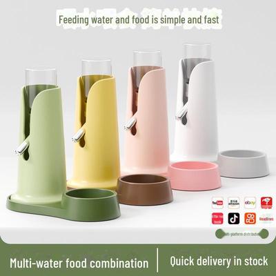 Hamster Wasserflasche & Futternapf Set mit Ständer